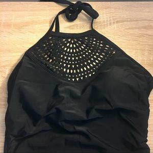 Target Merona One Piece High Neck Swimsuit